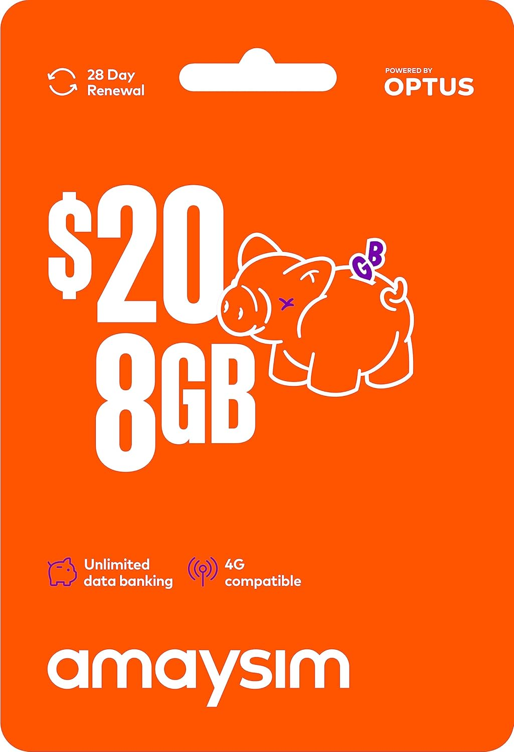 Amaysim $20 Prepaid Starter Pack Multi-Fit SIM