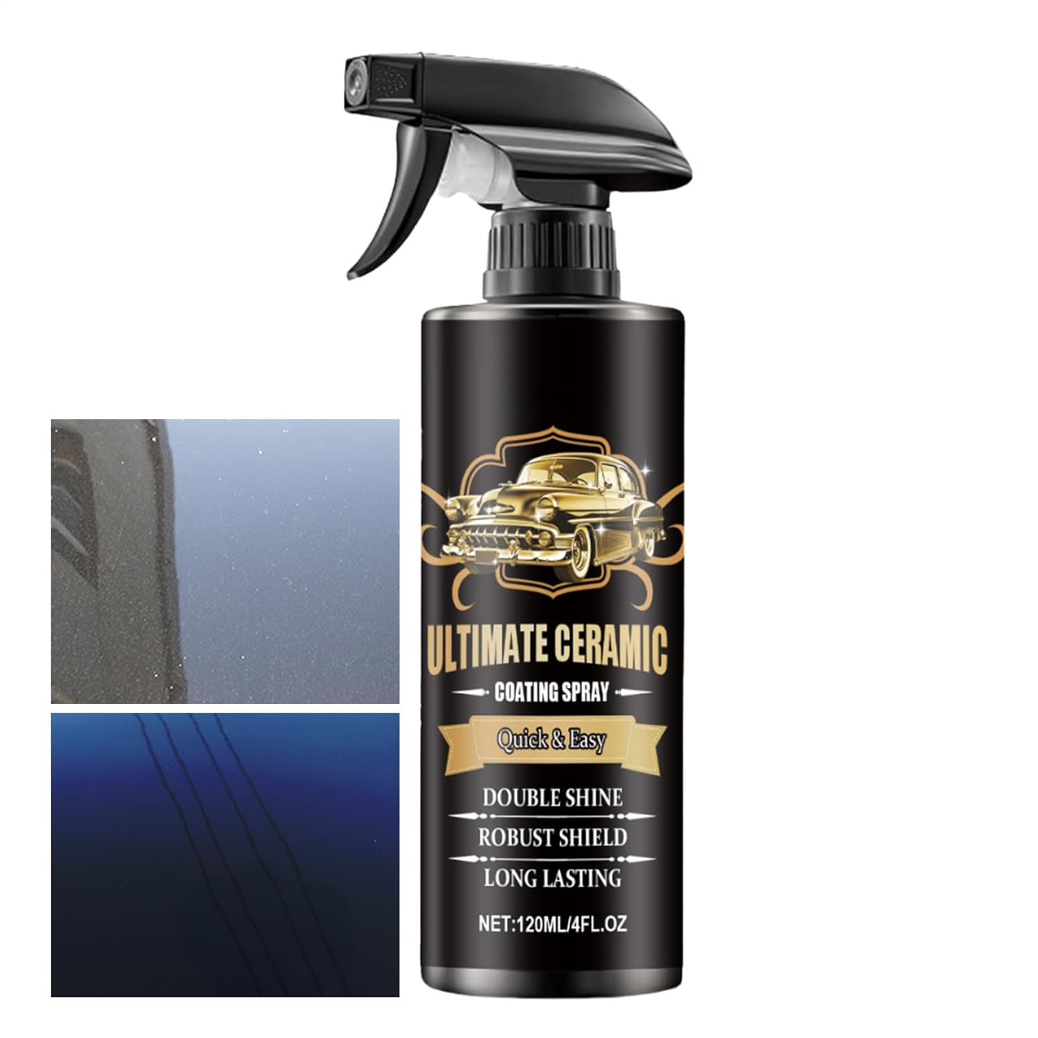 Spray Coating Agent | 120Ml Car Ceramic Coating Spray - Automotive Polish, Scratch Removers & Waxes for Truck Headlight Trim RV Marine Windshield Motorcycle image number 6