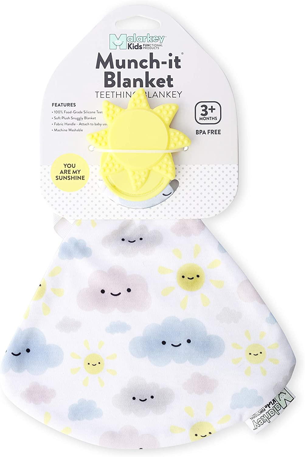 Malarkey Kids Sunshine Munch-It Blanket, Yellow (03SU) image number 1
