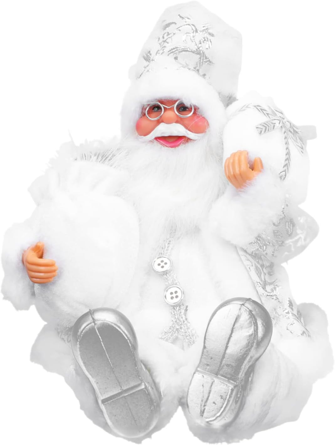 Amosfun Santa Claus Ornaments Christmas Home Decor Resin Ornament for Xmas Decorations Christmas Decorations Table Chic Festival Desk Adornment image number 4
