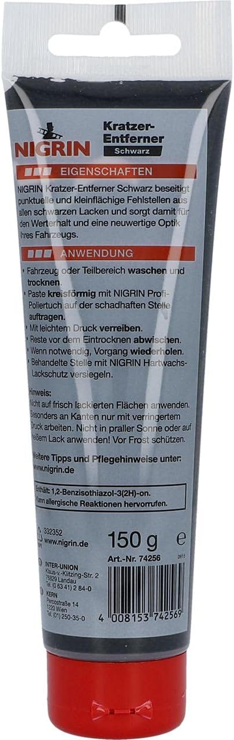 Nigrin Black Scratch Doctor for Car Automotive Scratch Remover Paint Repair/Restorer 150G/5.3Oz image number 3