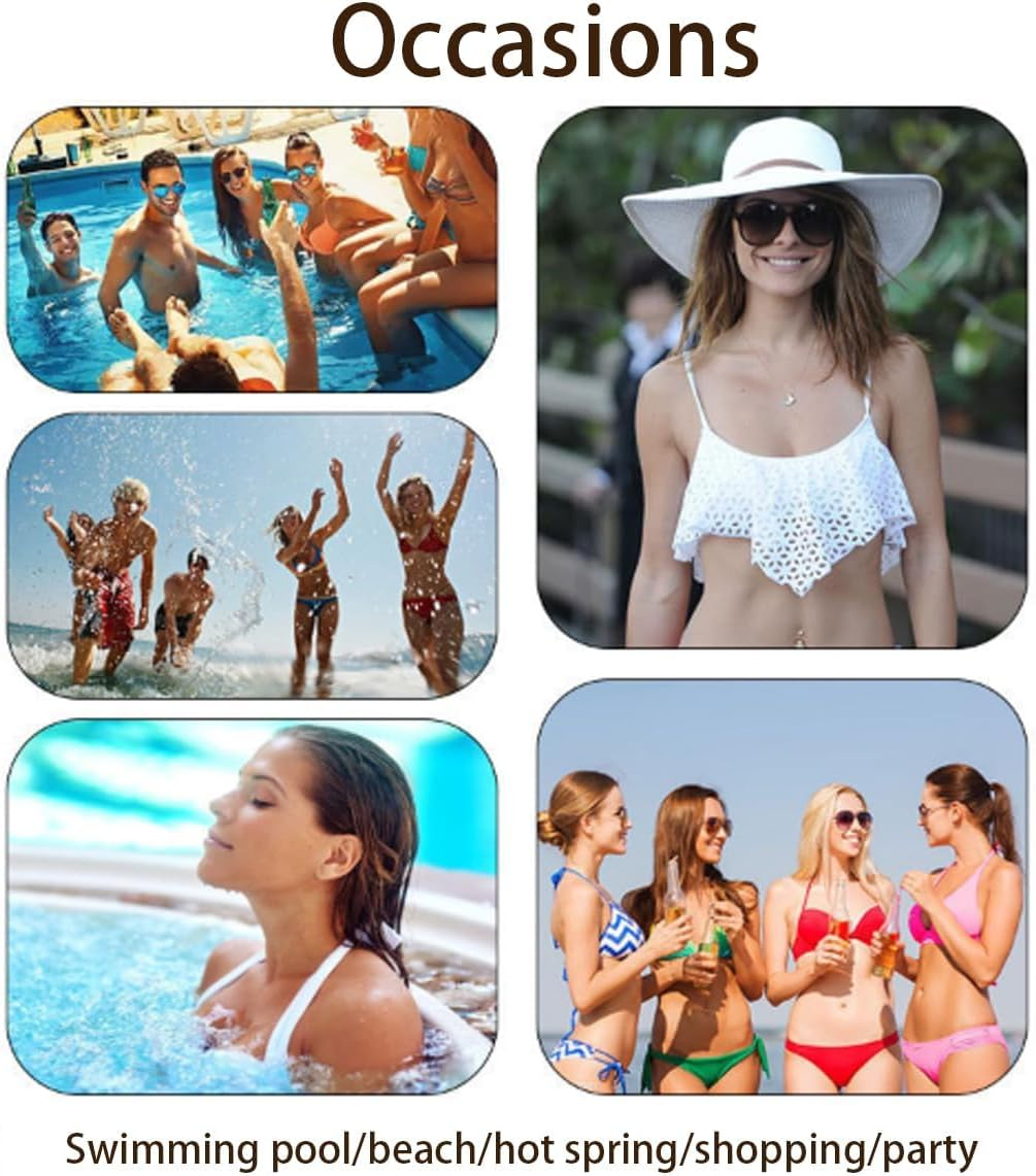 Sunny Salty Bikini Set, 2025New Tummy Control Bathing Suit Two Piece, Fashion, Comfortable Fit, High Waisted, Summer Beach Swimwear image number 2