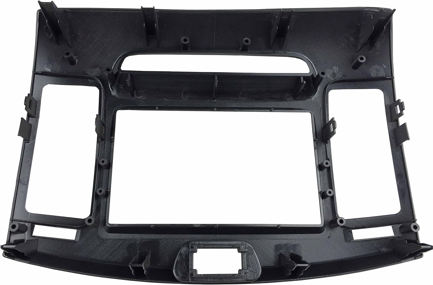 DKMUS Car Stereo Dash Radio Fascia Kit for 2006-2010 Hyundai Elantra (HD), Avante (HD) 2006-2010 Installation Trim Panel Frame Double Din (Black) - Grey image number 1