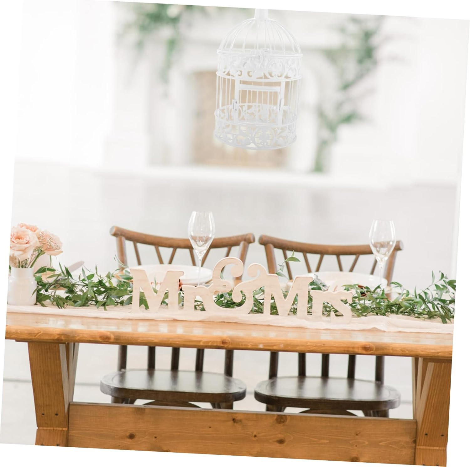 QUMIIRITY Rustic Bird Cage Decorative Centerpiece for Weddings Photography Props Home Decor Elegant Style Iron Birdcage Small Height image number 6