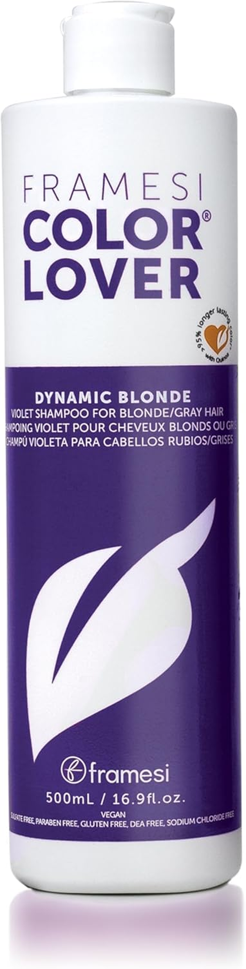 Framesi Color Lover Dynamic Blonde Violet Shampoo, 16.9 Ounce image number 5