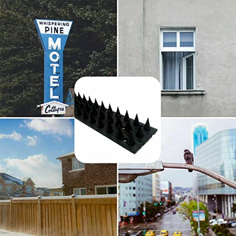 12Pc Bird Spikes Human Cat Possum Mouse Pest Control Spiked Fence Wall image number 5