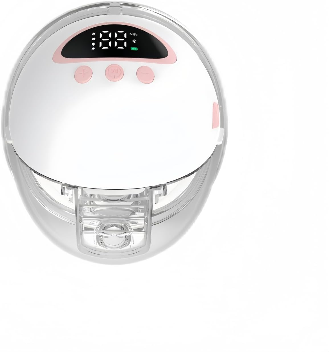 Wearable Breast Pump，Electric Breast Pump Wearable with 4 Modes 12 Levels,Leakproof Discreet Hands Free Pump,With a Body Capacity of 160Ml(White)