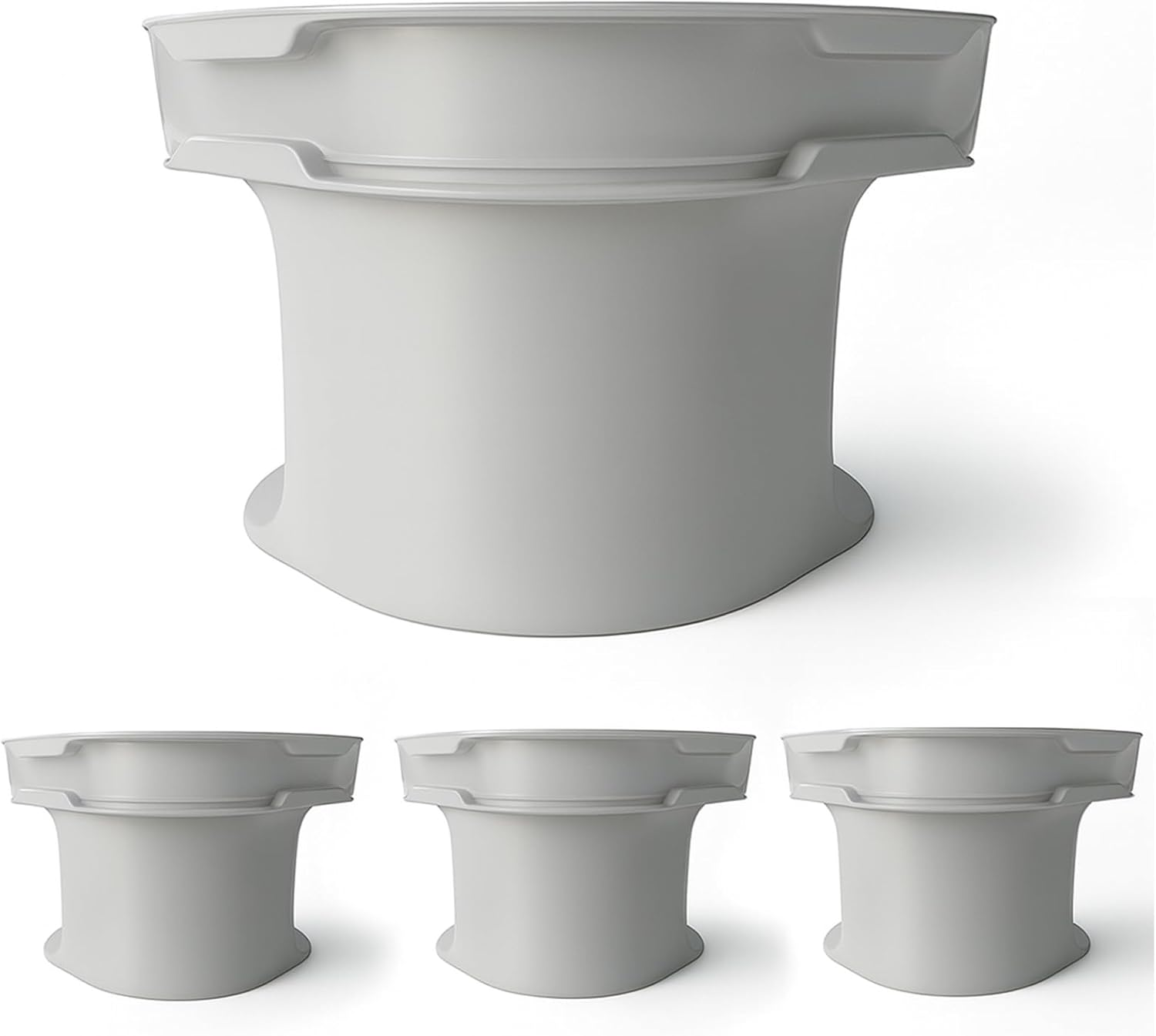 4PCS Bed Sheet Holder Straps with Lock Clips, Heavy Duty Corner Sheet Fasteners for Fitted Sheets, Secure Mattress Protectors and Bedding, Non-Slip Sheet Grippers for All Mattress Sizes (Gray)