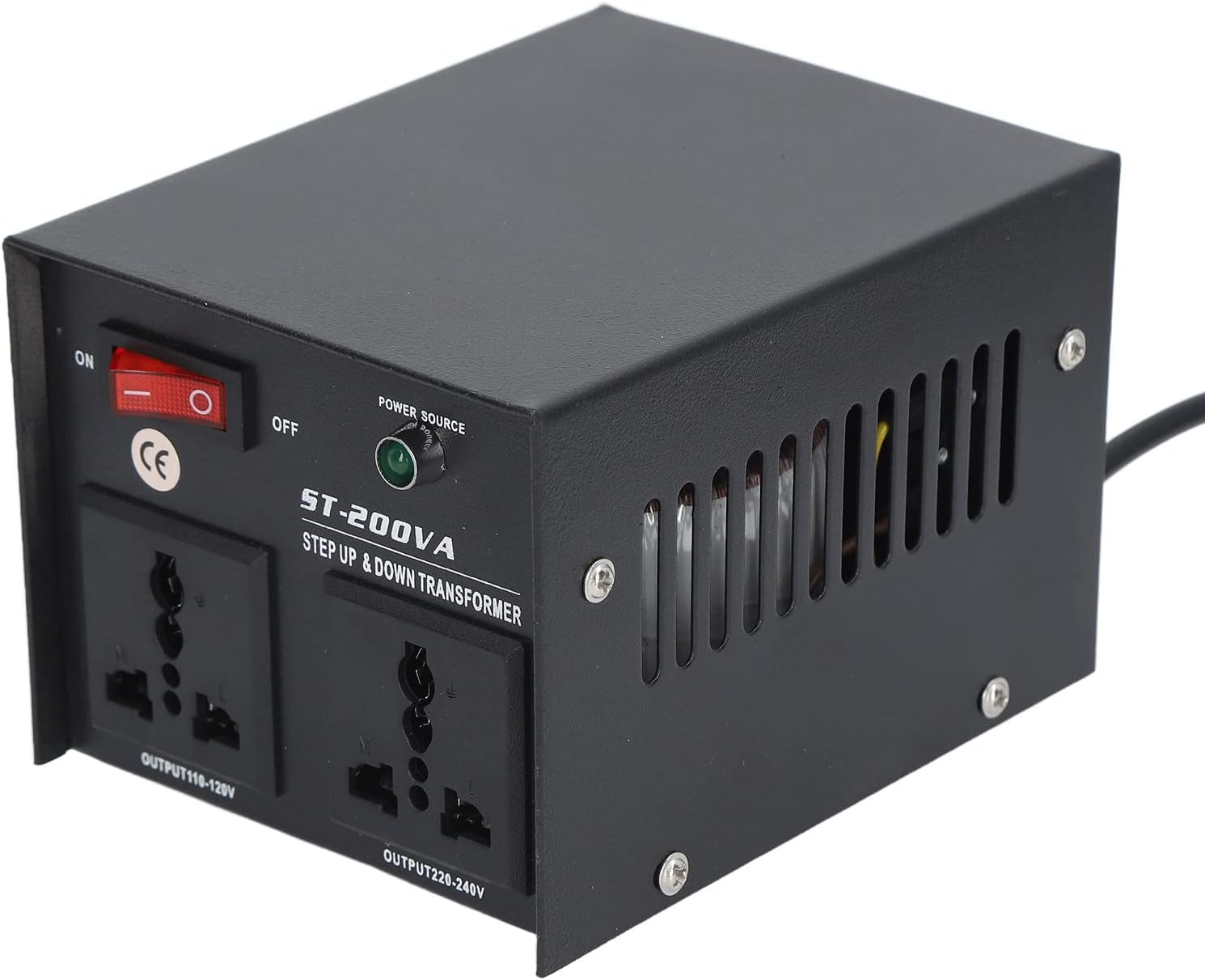 Voltage Transformer, Compact Watt Voltage Converter, Circuit Breaker Voltage Converter Transformer for Hair Dryer, Juicer, Rice Cooker, from To, To image number 1