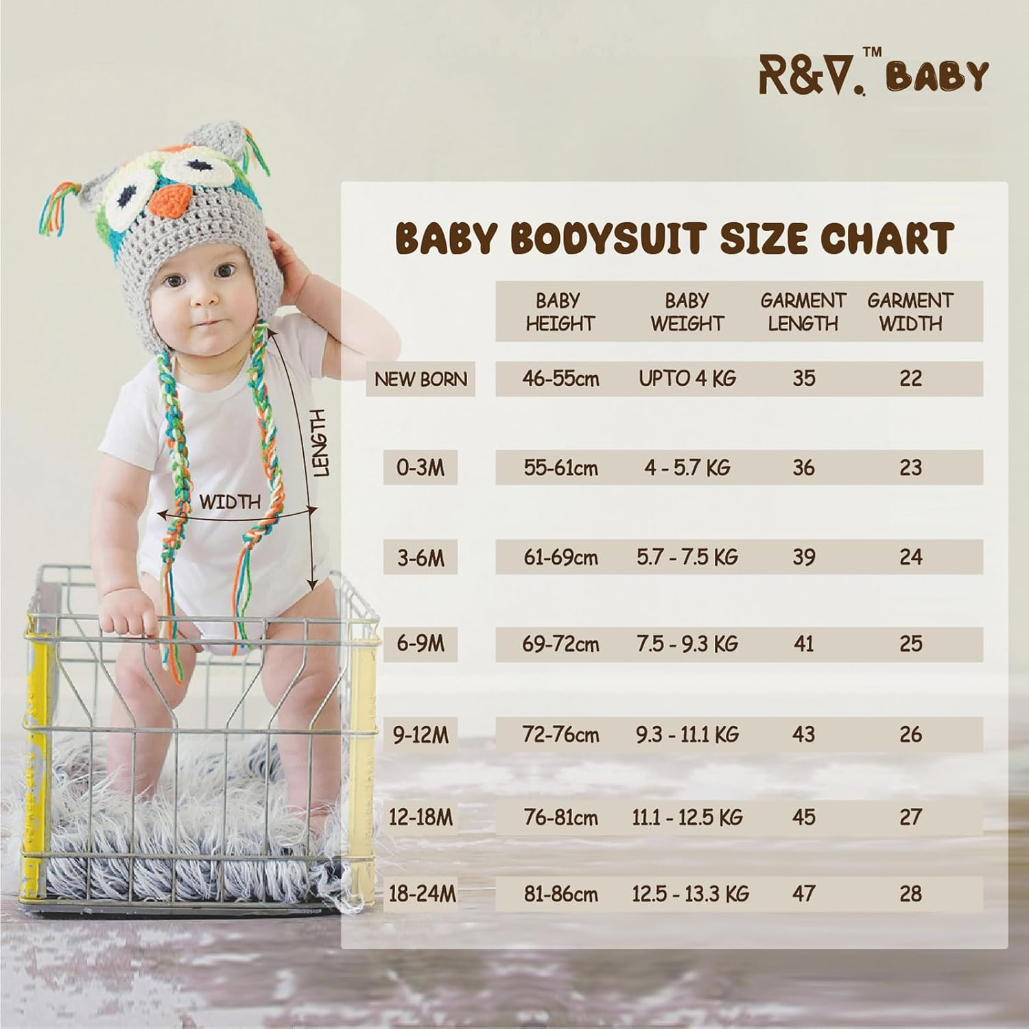 Baby Bodysuits, 100% Cotton, Short Sleeve, Pack of 5 image number 3