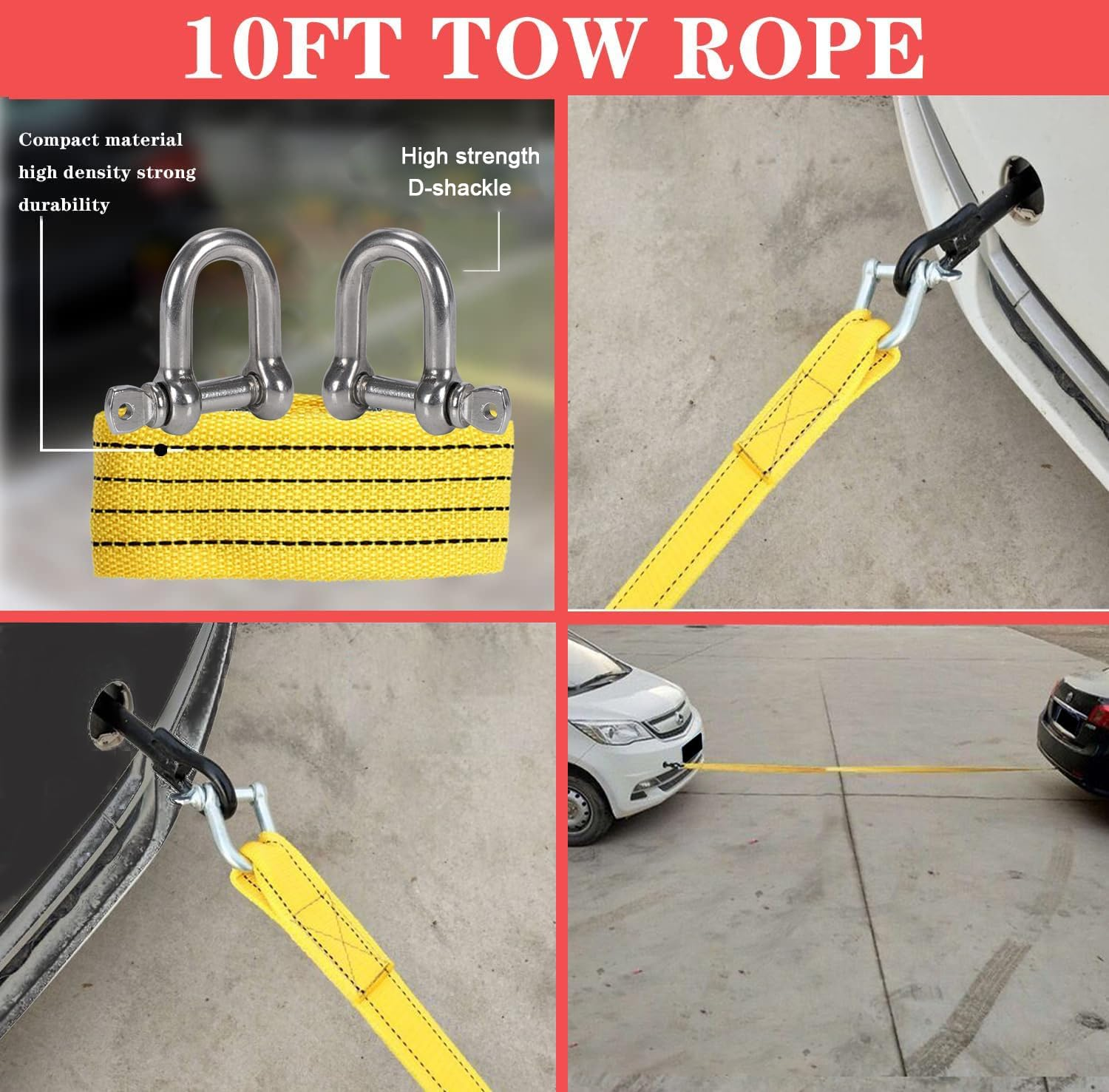 Roadside Assistance Emergency Kit Multipurpose Bag, Premium with Battery Jumper Cable Automotive Kit for Car,Vehicle, Truck or SUV for Men or Women, Black