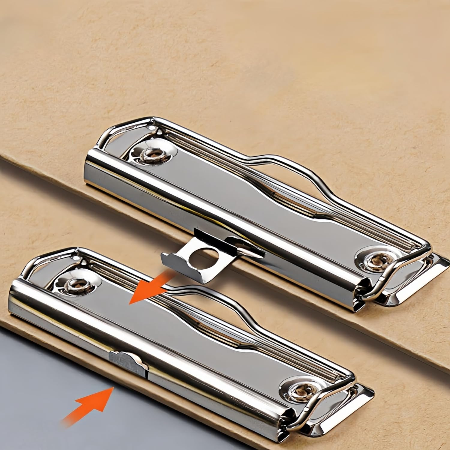 6PCS A4 Clipboards,Basics Hardboard Office Clipboard,A4 Standard Clipboard Size 9" X 12.5",Back to School Teacher Classroom Supplies,School Supplies for College Students,Office Supply image number 2