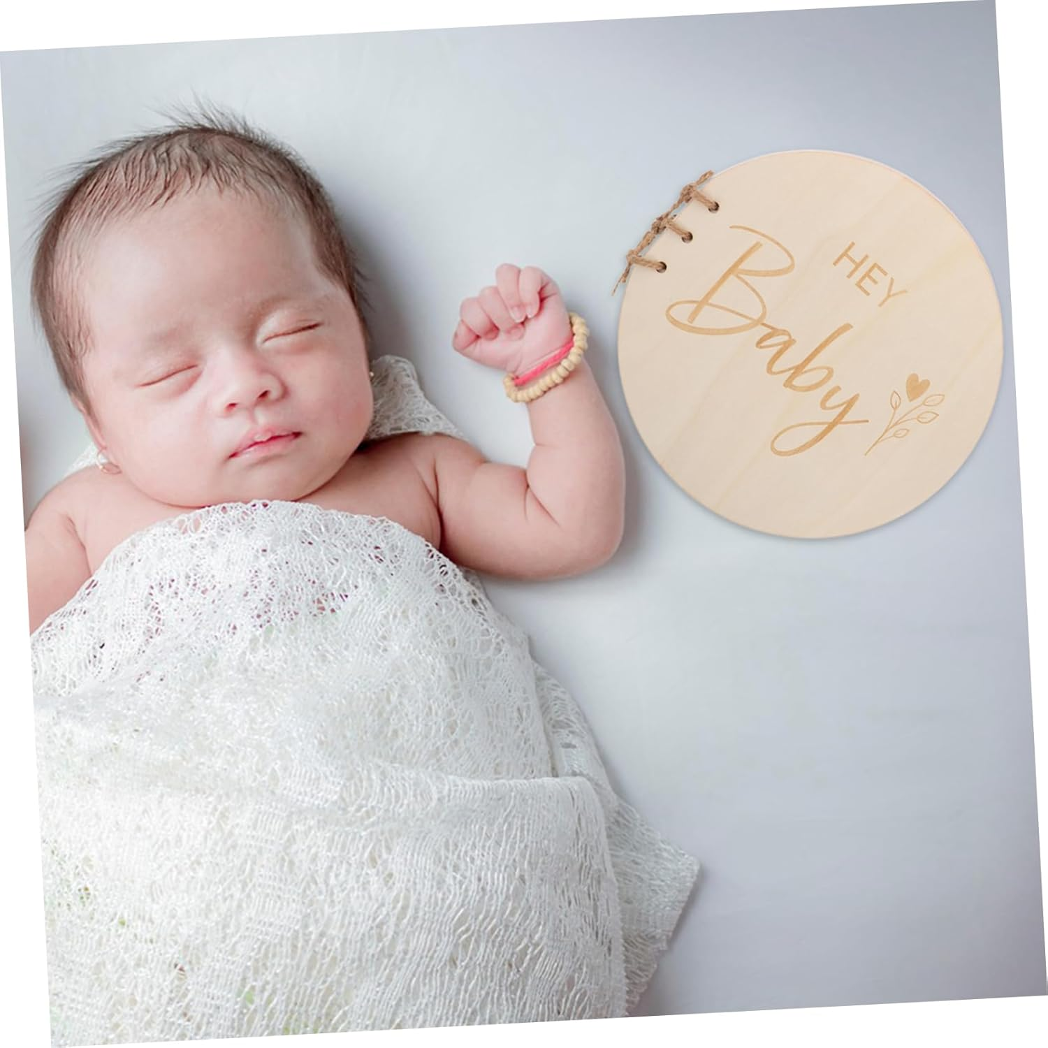 CANIGHT Shower Guest Book with Rustic Wooden Cover Signature Book for Newborns Elegant Keepsake Album for Showers First Birthdays and Milestone Events image number 5