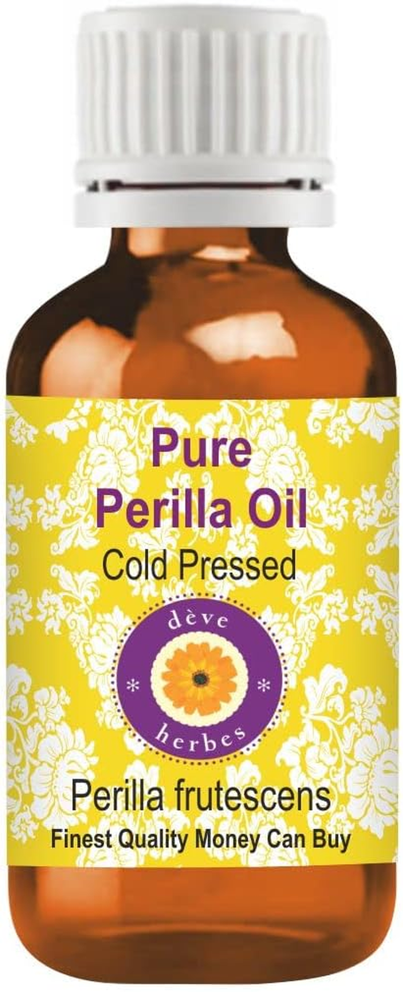 Deve Herbes Pure Perilla Oil (Perilla Frutescens) Natural Therapeutic Grade Cold Pressed 5Ml (0.16 Oz) image number 3
