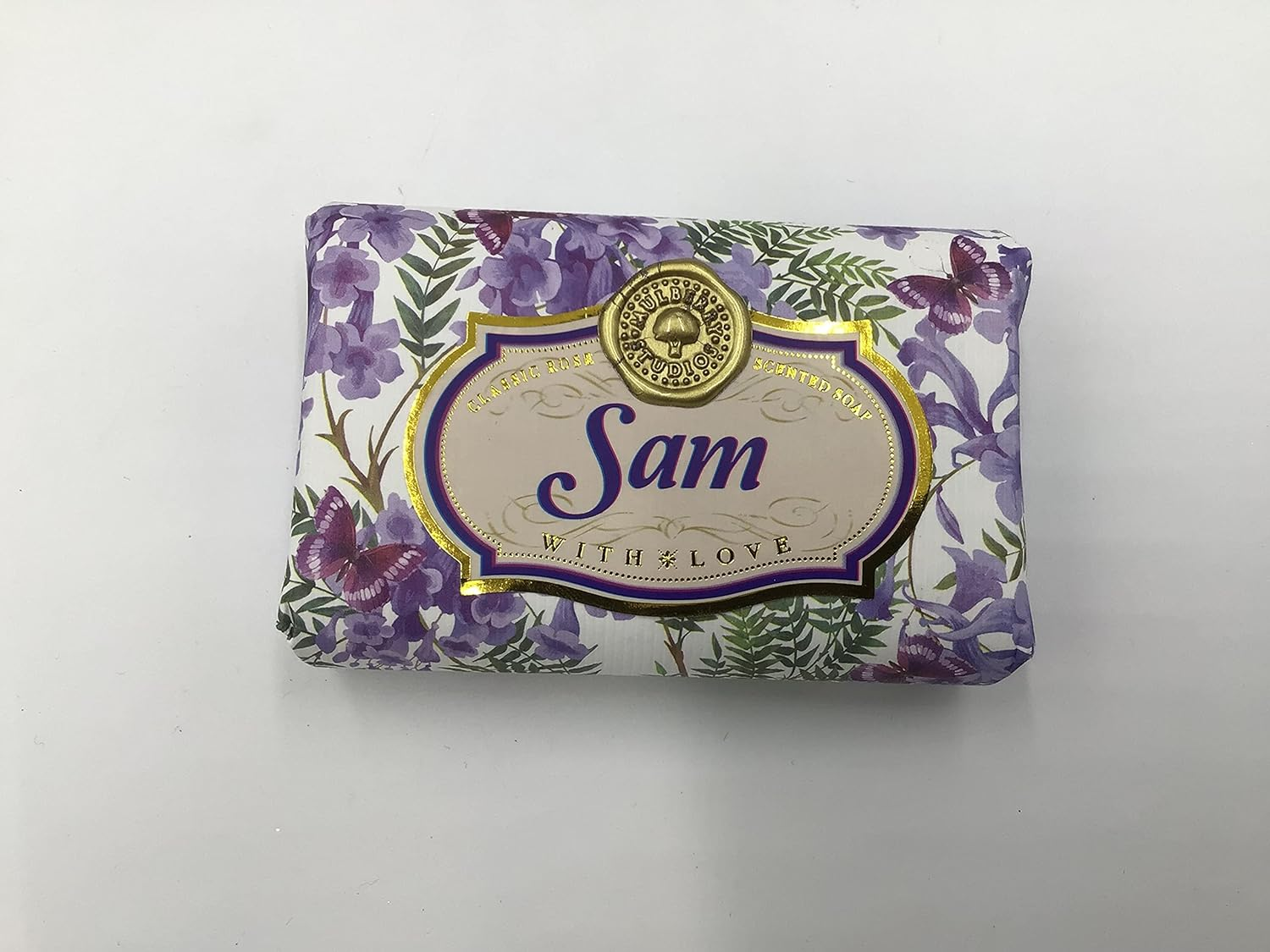 Sam - Gift Soap Bar for Her Birthday Rose Scent Mum Grandmother Cleanser Lather Present Girl image number 1
