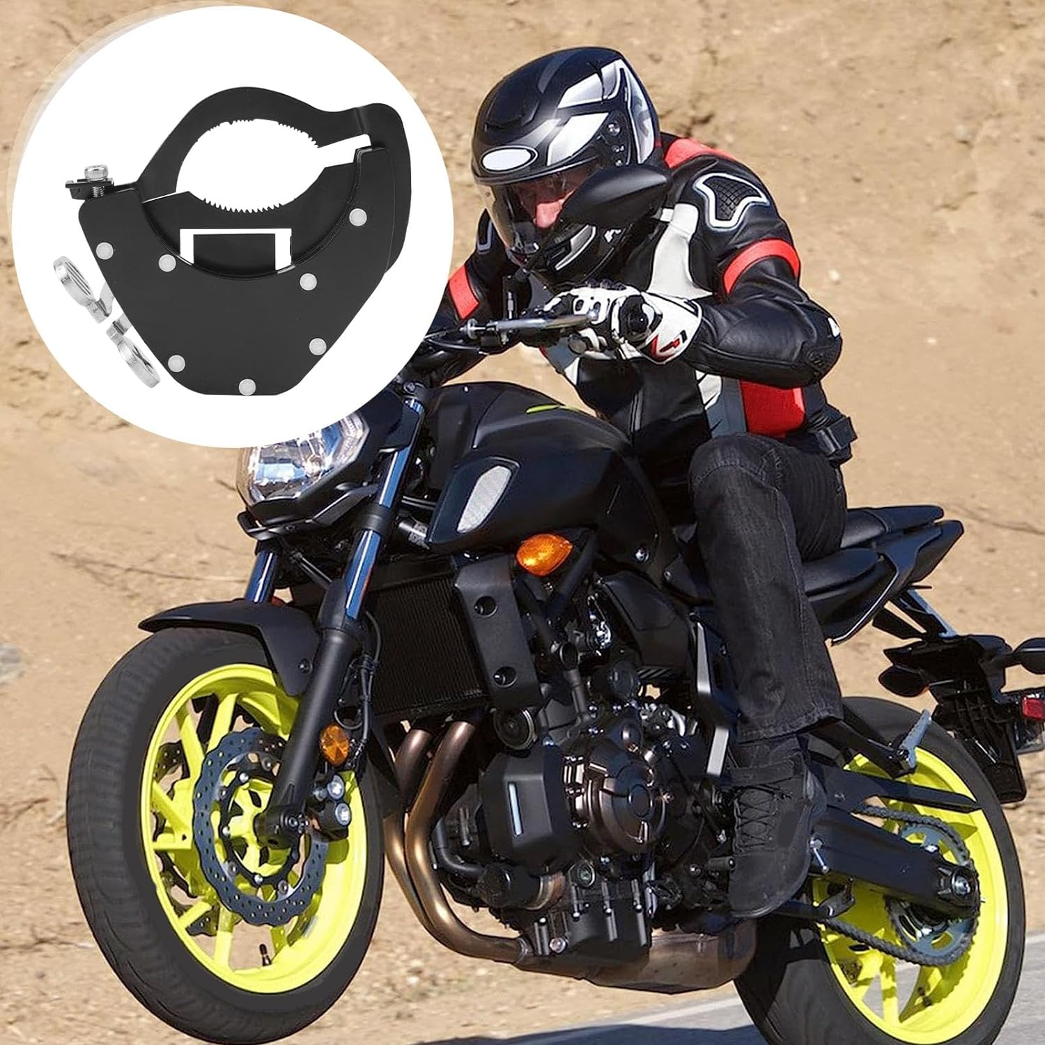 Motorcycle Throttle Lock, Motorcycle Cruise Control Throttle Assist Lock Retainer Universal Adjustable anti Theft Locking Device for Motorcycle Handlebar Throttle Lock image number 1