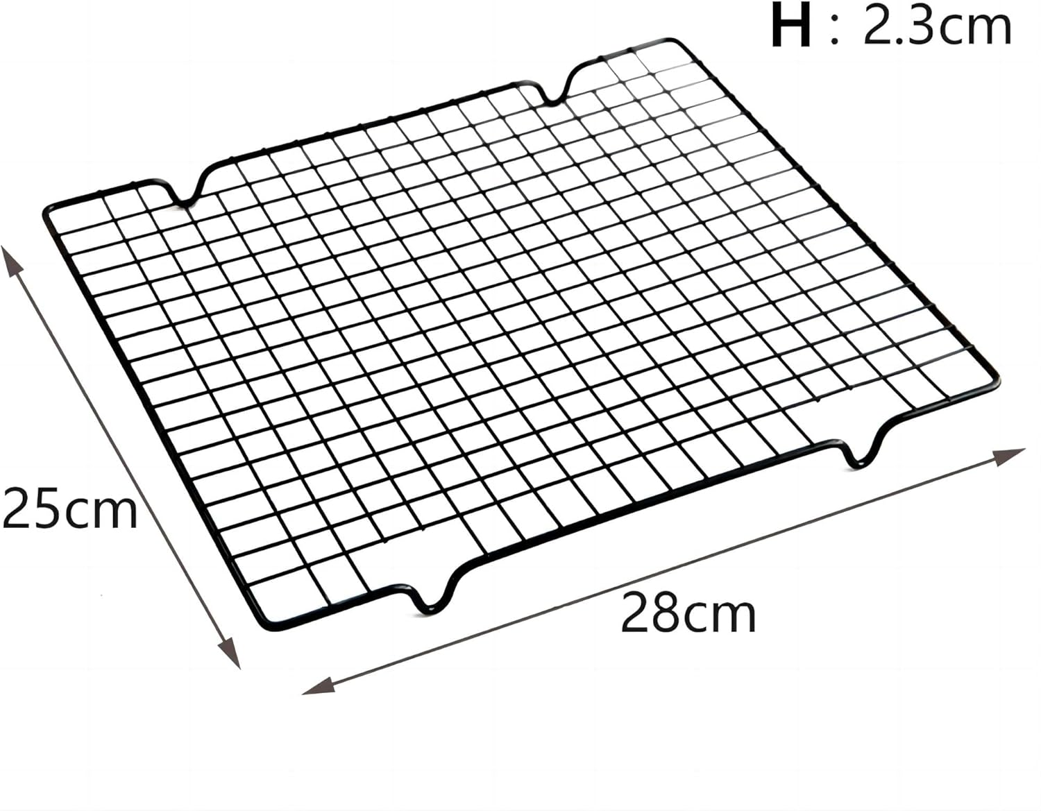 Tongke 2 Pack Carbon Steel Nonstick Baking & Cooling Rack, for Roasting, Grilling, Cooking, Cooling, Oven & Dishwasher Safe (11X10Inch) image number 1