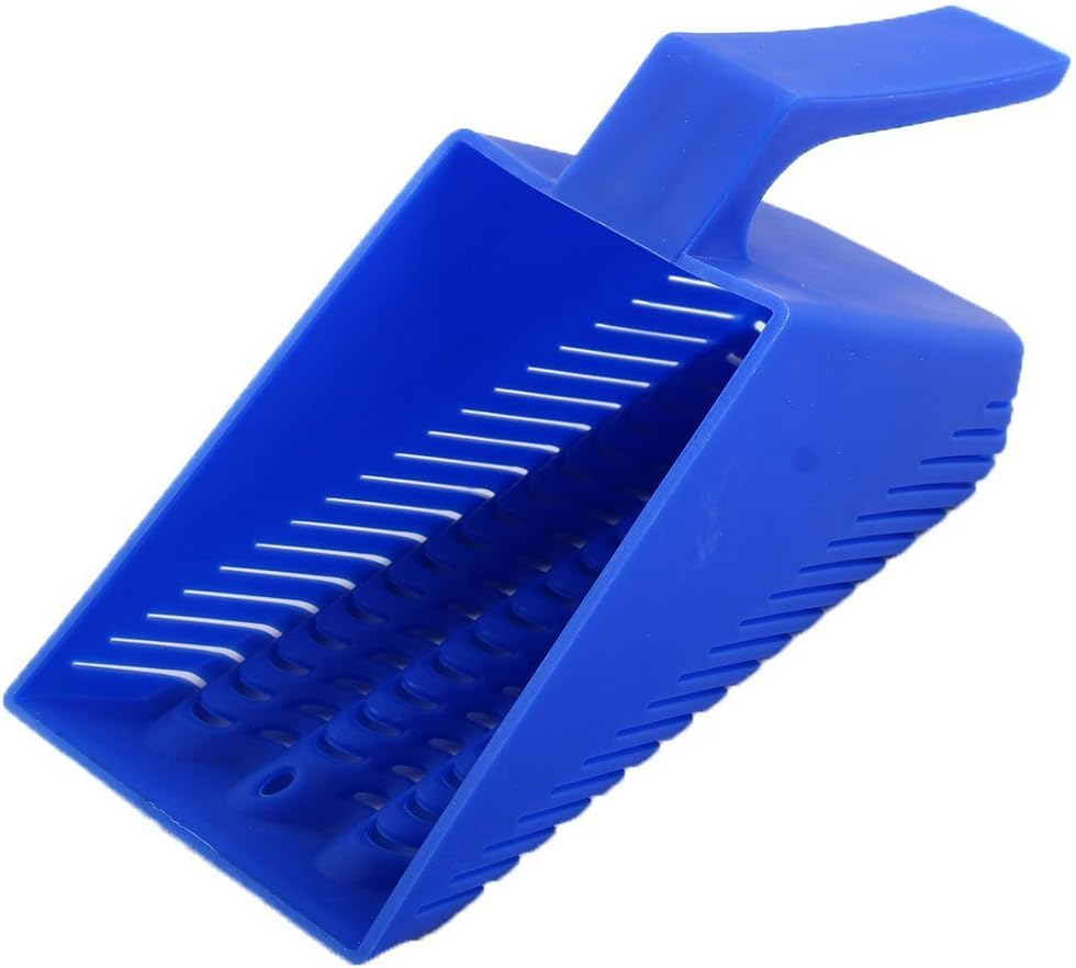 XMHF Plastic Aquarium Fish Tank Garden Sand Scraper Cleaning Pan Scoop Shovel