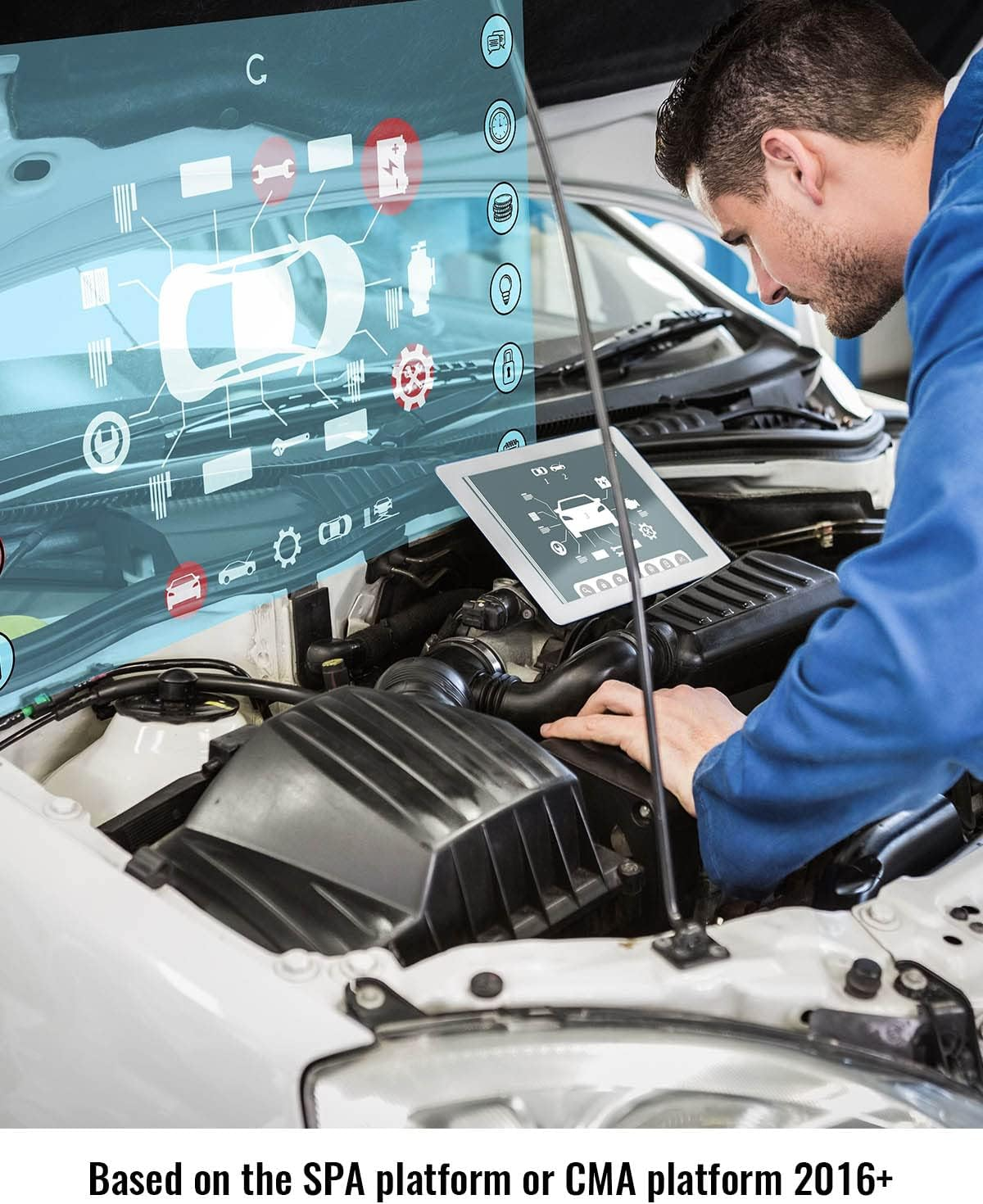 7 Ft VOE OBD to Ethernet Adapter Fit for Volvo Vehicles Based on SPA CMA Platform 2016+ Replace 9513108 9513062, OBD Cable Compatible with VIDA PC Software or Third-Party Software image number 2