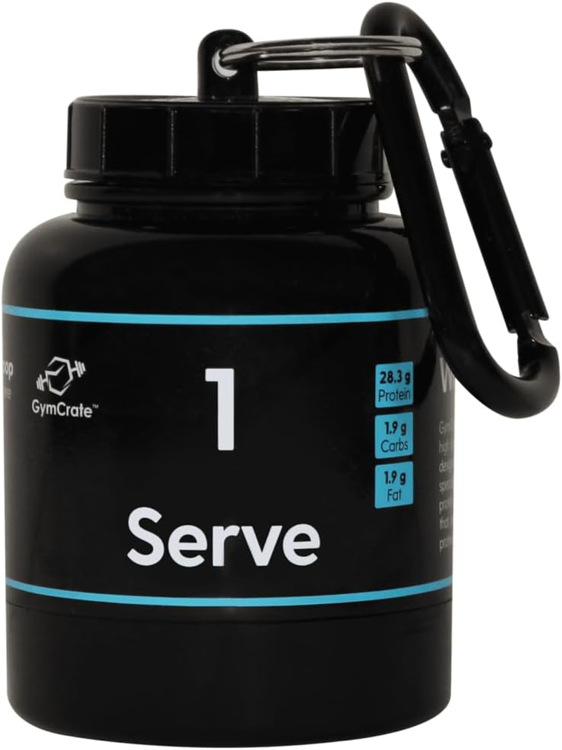 Gymcrate Portable Scoop - Protein Powder and Supplement Funnel Keychain - Protein Powder Container, Durable Metal Keychain, Portable Container for the Gym, Workouts, Travel, Men and Women image number 6