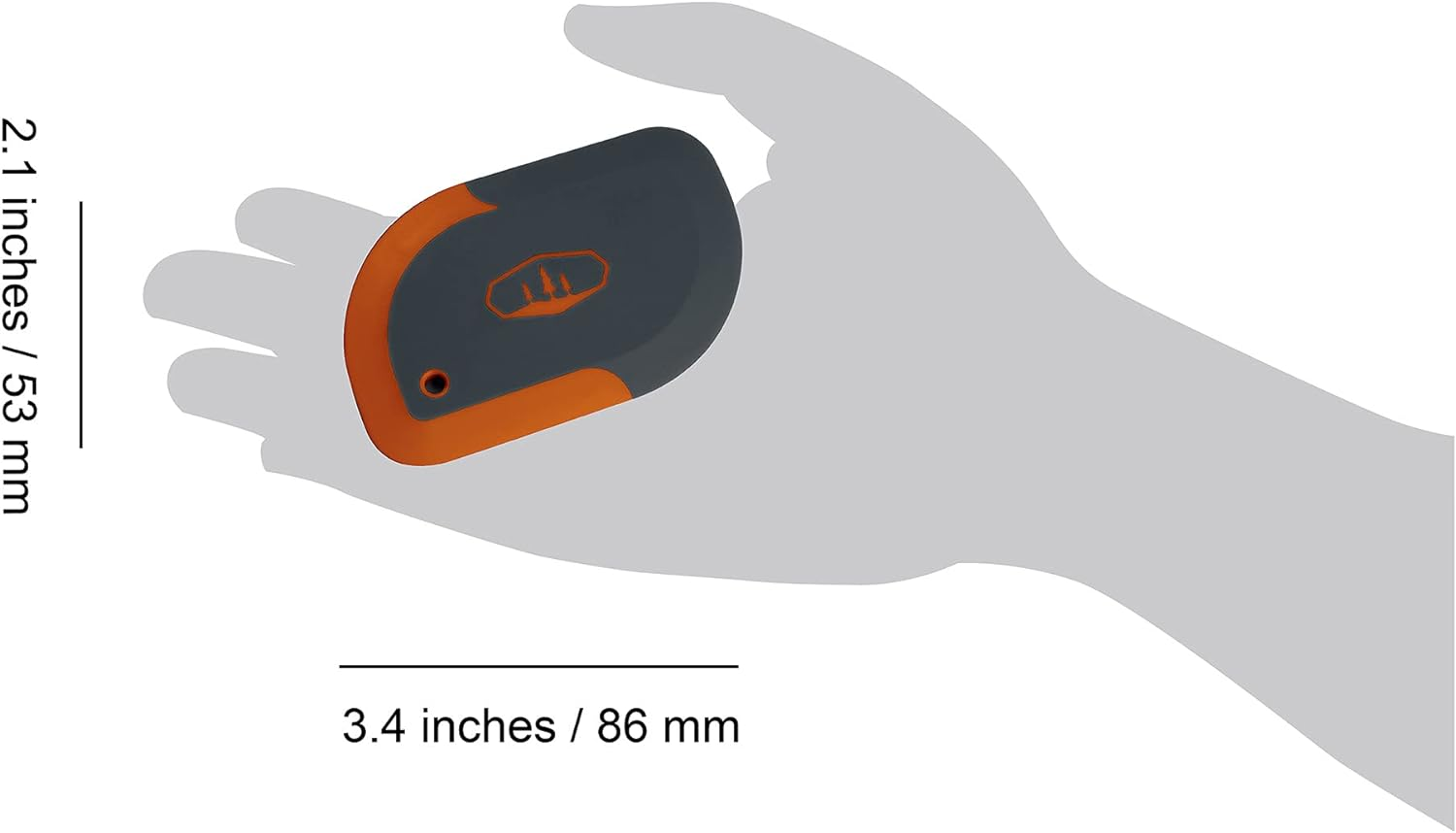 GSI Outdoors 74125 Compact Scraper, Grey, 3.4 Inch image number 2