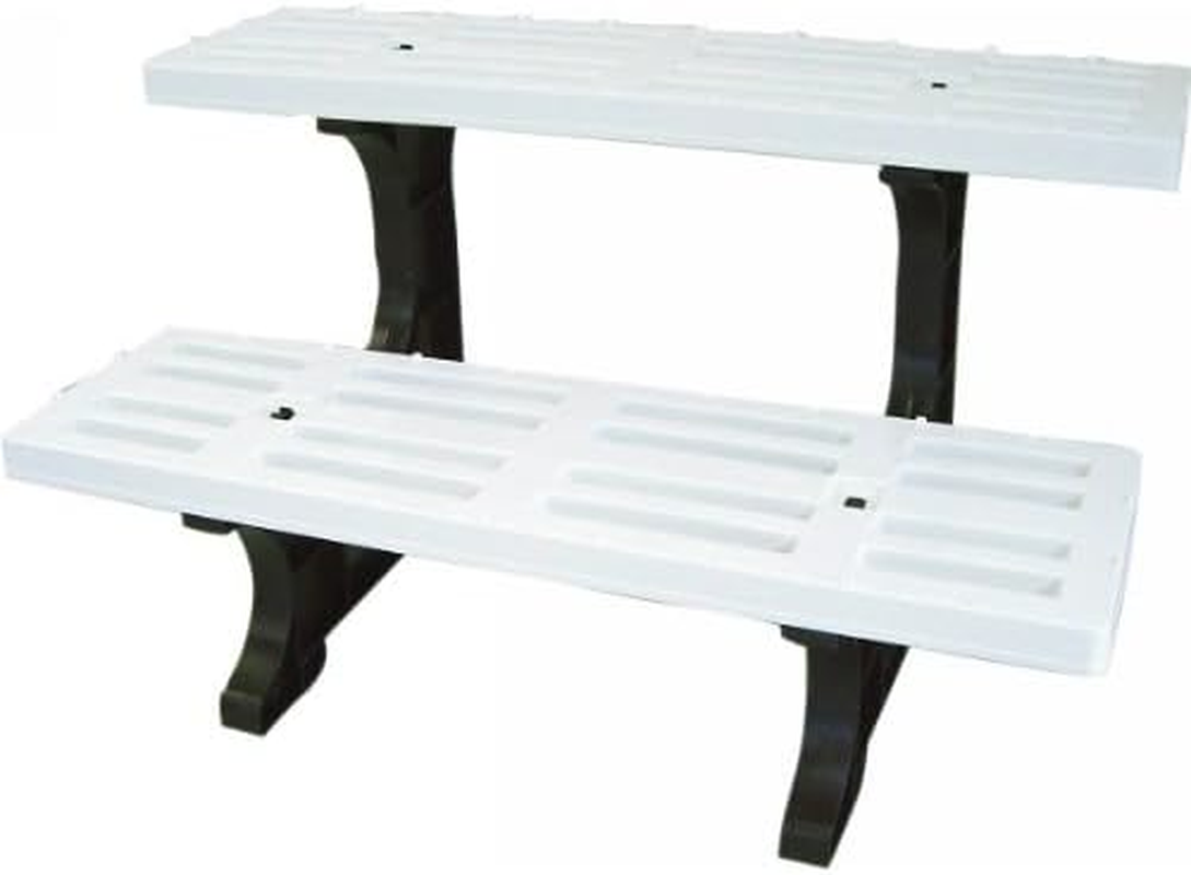 Gardening Supplies: Flower Stand, 2-Tier, Two-Tone image number 1