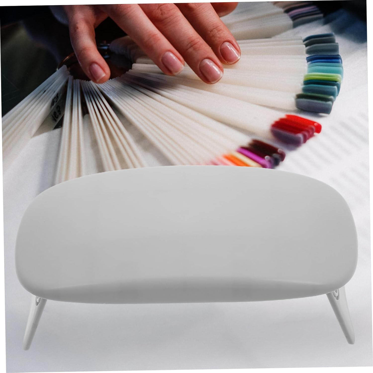 ADOCARN Foldable Arm Holder Cushion for Manicure Portable Hand Rest Pillow for Nail Salons Comfortable Wrist Support for Nail Art Chic Design image number 1