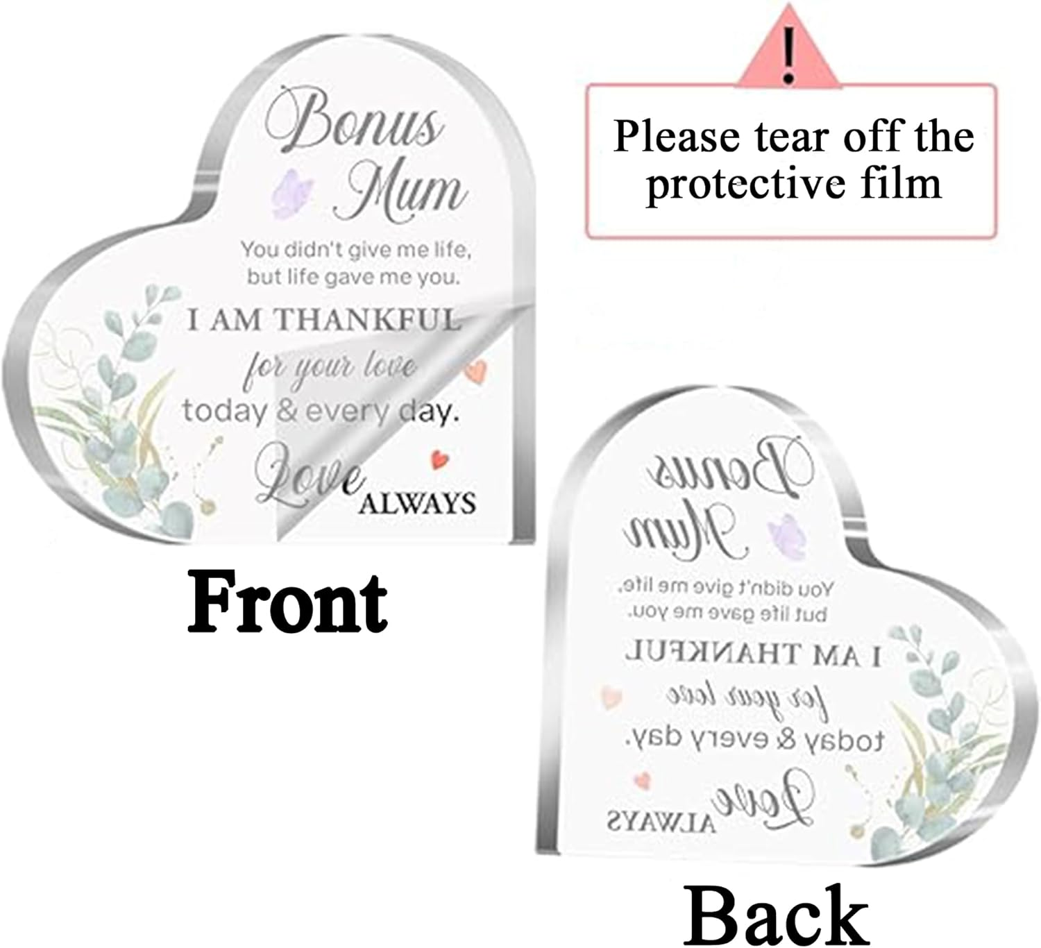 Acrylic Plaque Sign for Woman Man Christian Gifts Bible Verses Quotes Home Decor Inspirational Birthday Bestie Son Daughter Graduation Christmas Religious Keepsakes with God All Things Are Possible image number 2