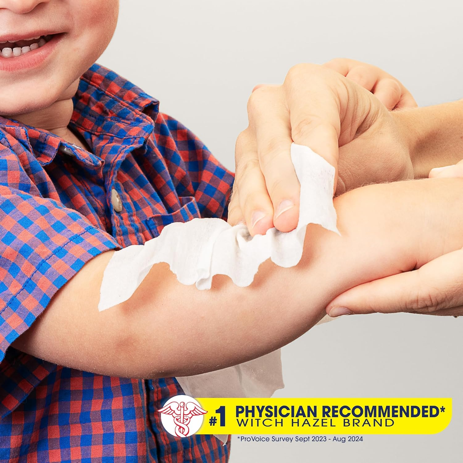 T.N. Dickinson'S Witch Hazel Soothing Multiuse Cleansing Cloth, 4 Pack, 25 Cloths per Pack,White image number 1