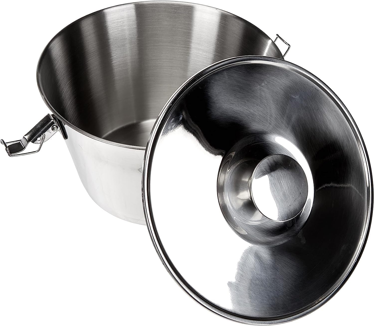 Menax - Pudding Mould with Lid - Stainless Steel - 20 Cm image number 1