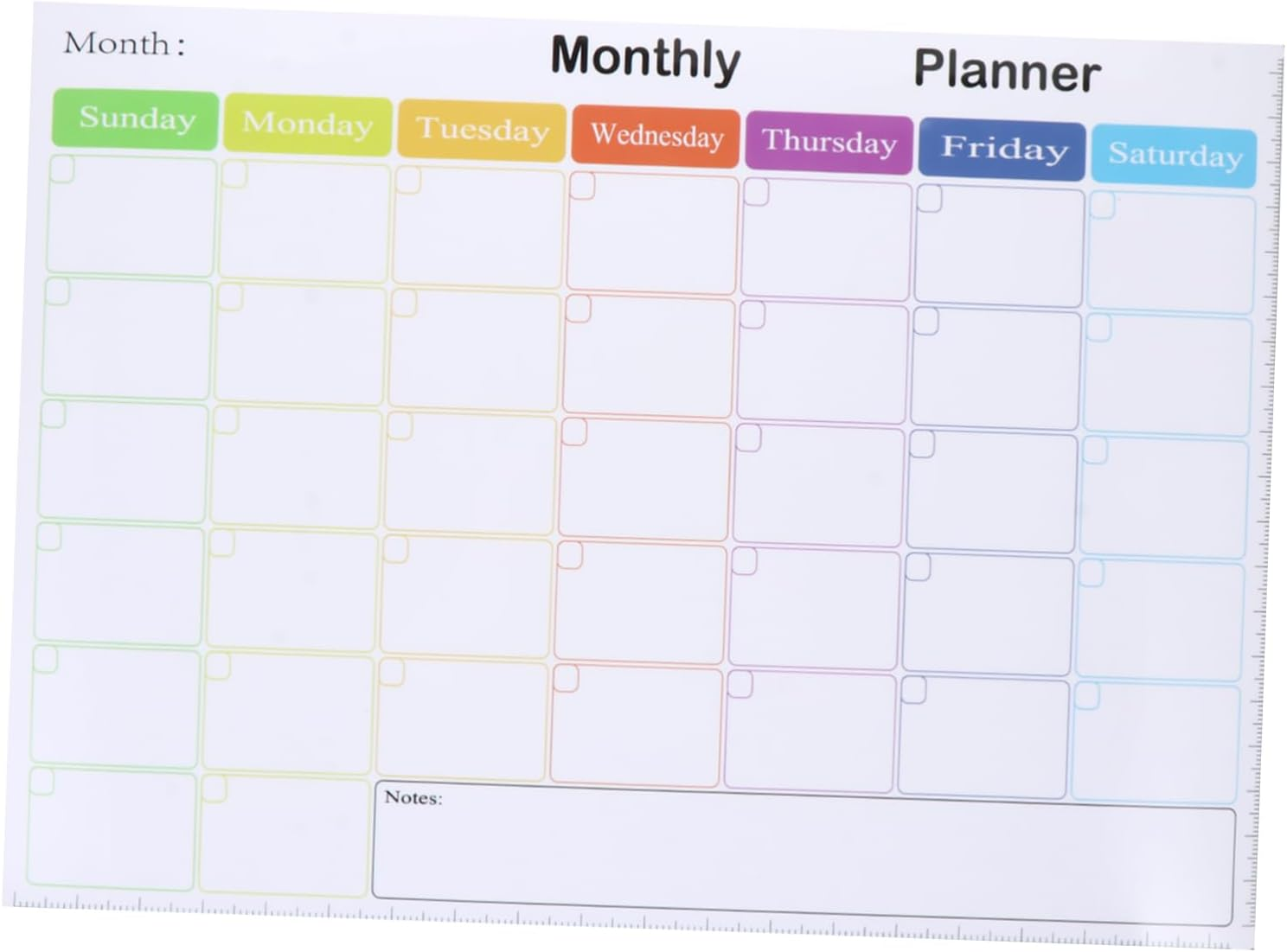 OFFSCH Fridge Schedule Sticker A3 Erasable Magnetic Calendar Family Organizer Magnetic Message Board Easy to Use image number 4