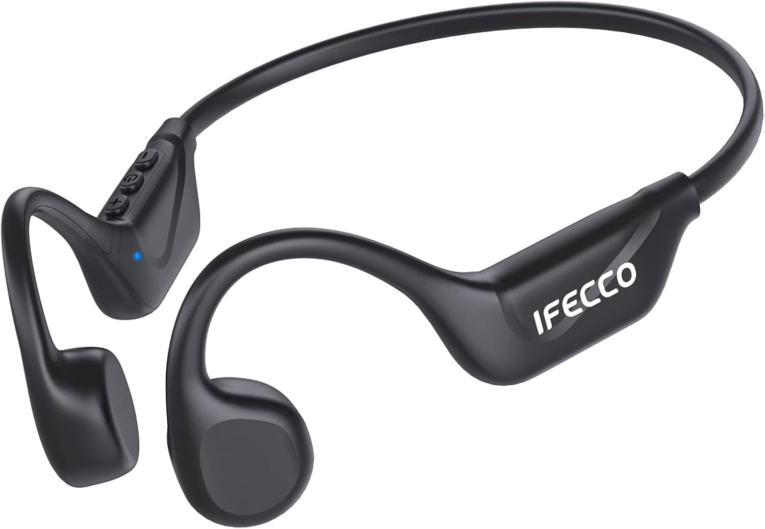 IFECCO Bone Conduction Headphones Bluetooth 5.4 - IPX5 Waterproof Bone Conduction Earbuds with Mic,Open Ear Wireless Sport Headphones for Cycling Running Hiking Bicycle