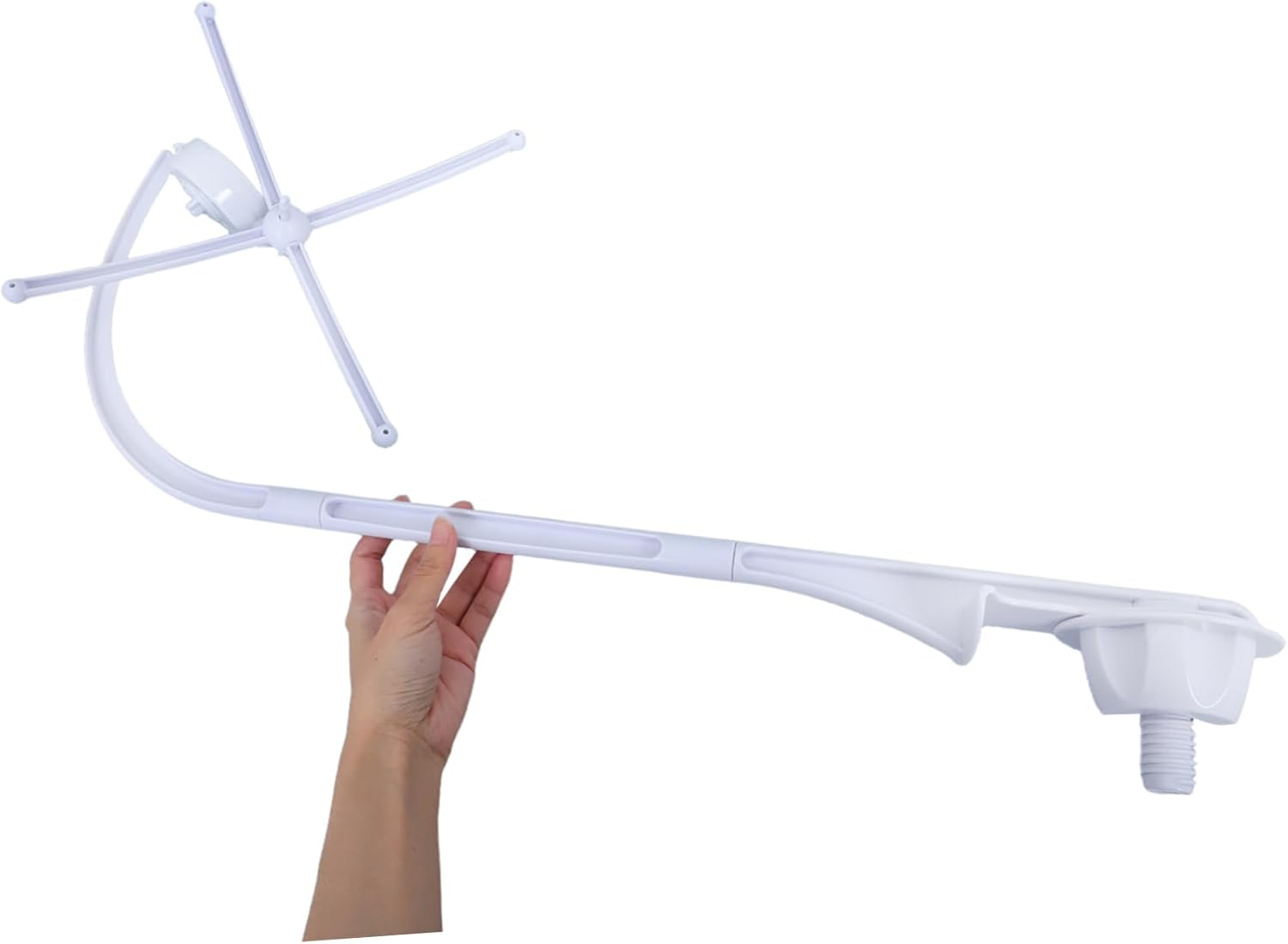 Didiseaon Adjustable Crib Mobile Arm with Bottom Clamp Multi-Functional Support for Cot Mobiles Secure Stable Holder for Sensory Enrichment Stimulating Nursery Decor image number 5