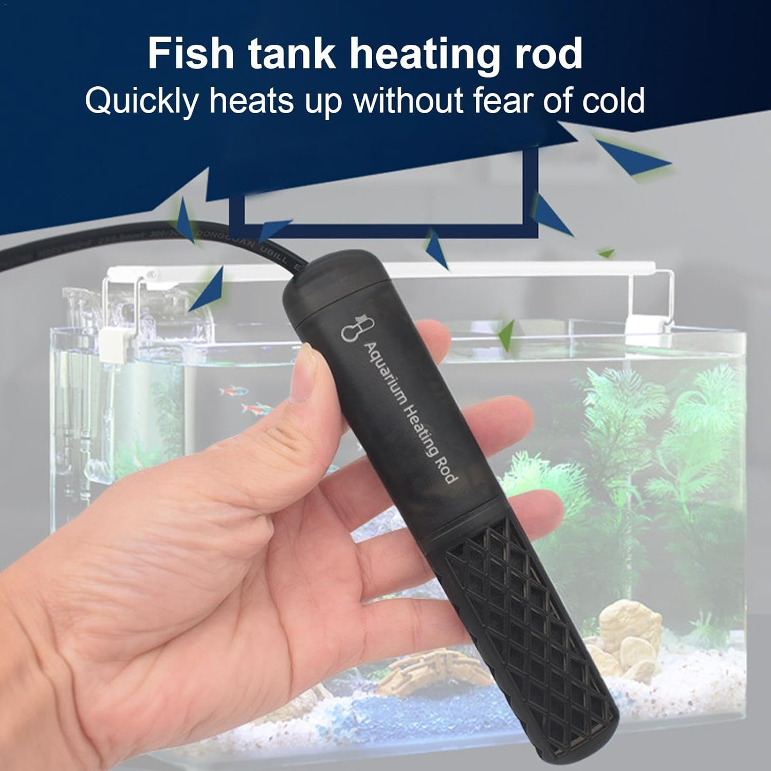 Aquarium Heater - Temperature Control Immersion Water Fish Heater - Aquarium Accessories for Fresh And, Suitable for All Tanks image number 4