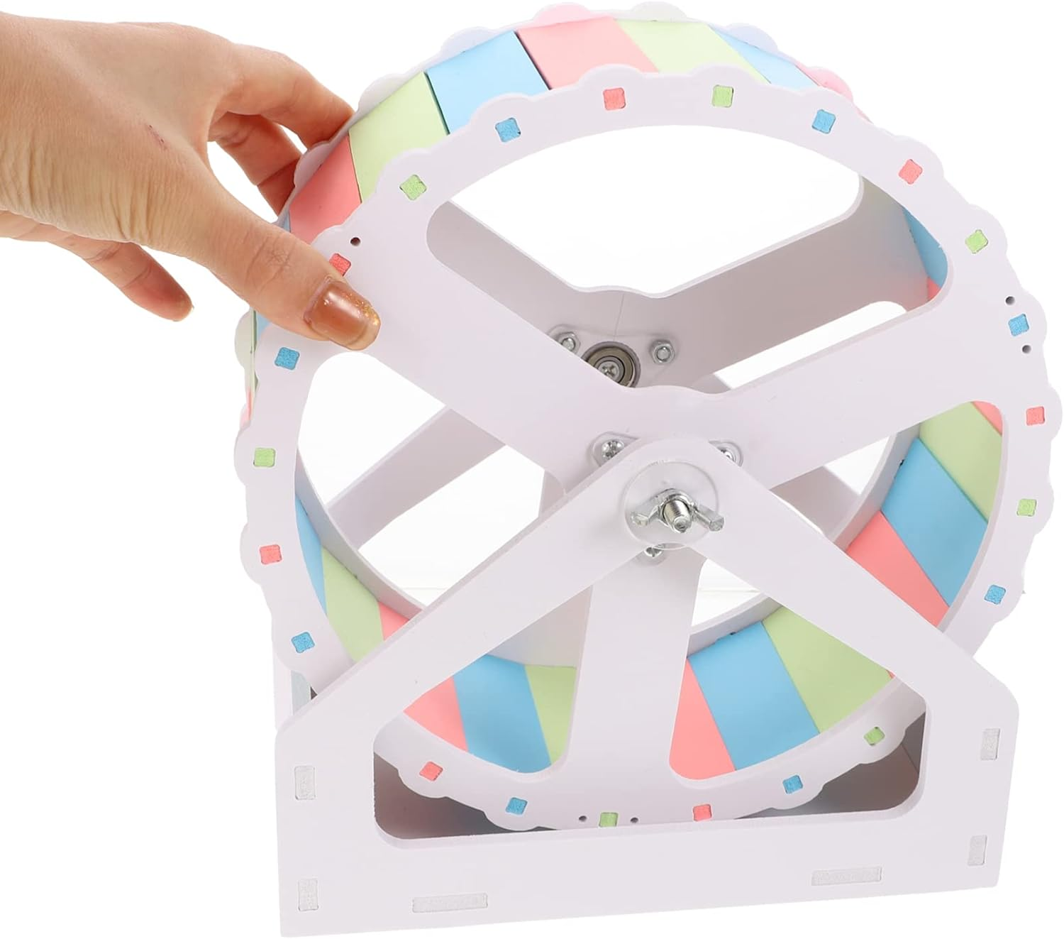 Veemoon Mouse Toy 1 Set to Rotate Hamster Mouse PVC Chinchilla Wheel image number 5