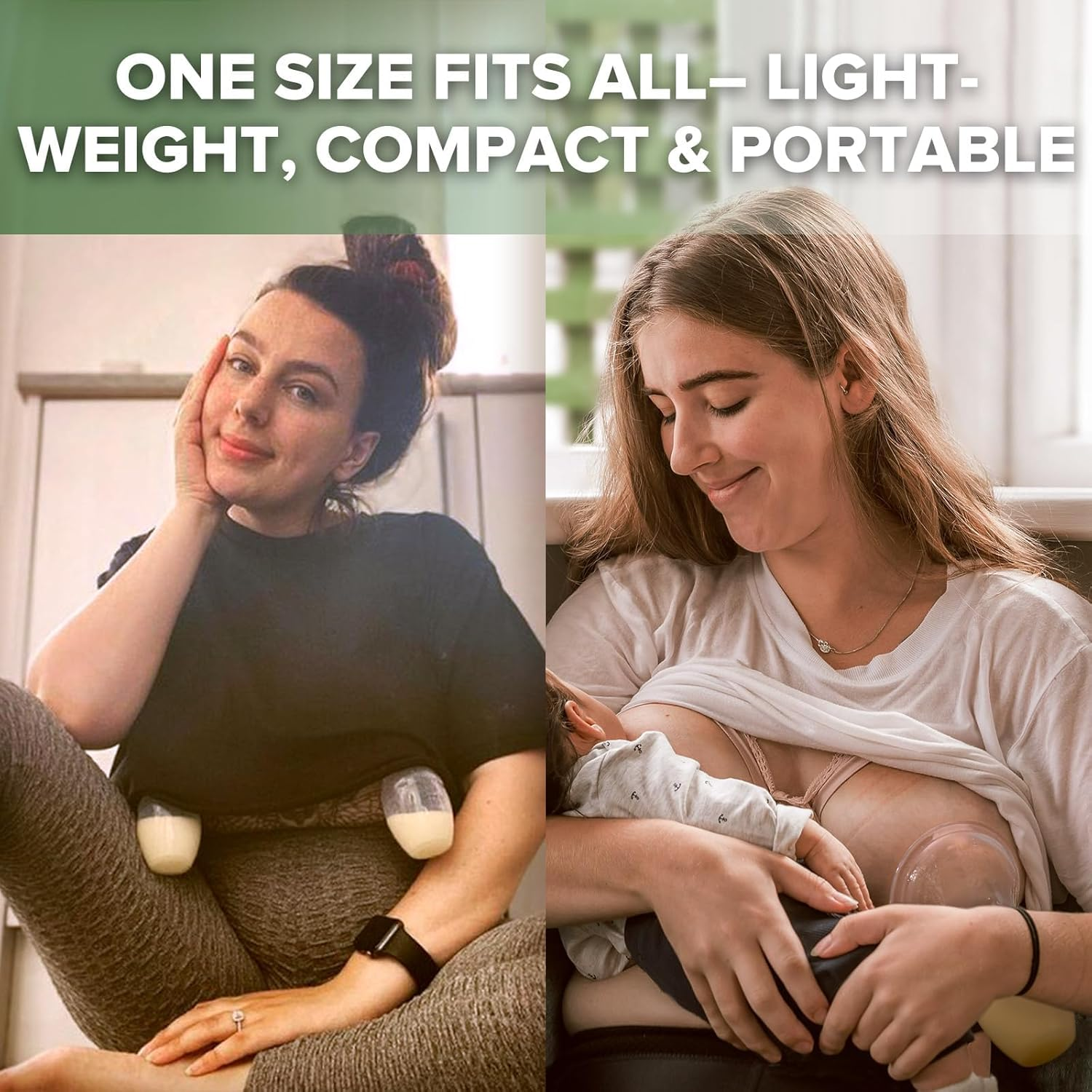 Haakaa Manual Breast Pump with Lavender Gap, Breastmilk Collector Breastfeeding Pump (4Oz/100Ml) image number 1