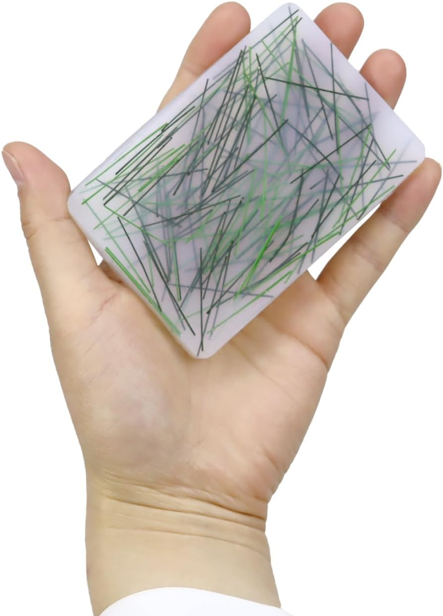 2 Pack Skin Picking Fidget Toys Silicone Picking Pad for Trichotillomania Hair Pulling Fidget Picking Anxiety ADHD Dermatillomania Fidget Toys image number 2