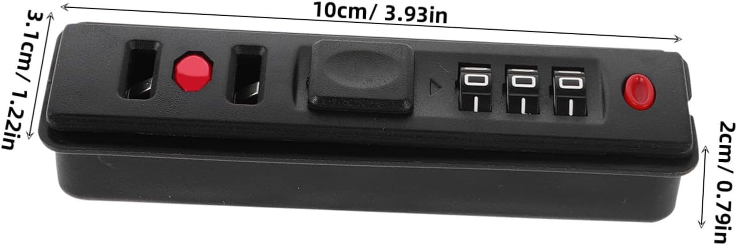 ROMISBABA Luggage Lock Replacement with Combination Password Travel Padlock for Suitcases Easy Installation Keyless and Leisure Trips image number 3