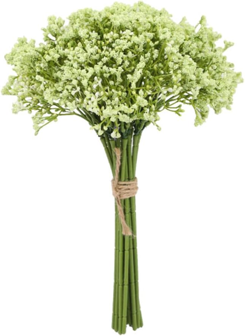 AIMALL 16 Pcs Artificial Gypsophila Bouquets, Silk Baby'S Breath Flowers for Wedding Decor in (12.6 Inches)
