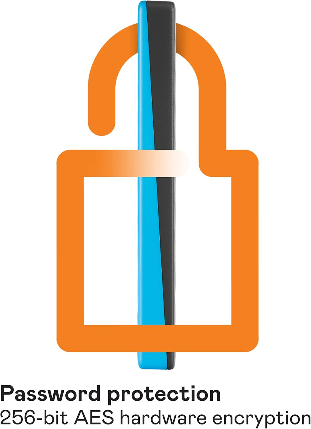 WD 6TB My Passport, Portable External Hard Drive, Blue, Backup Software with Defense against Ransomware, and Password Protection, USB 3.1/USB 3.0 Compatible - WDBR9S0060BBL-WESN image number 3