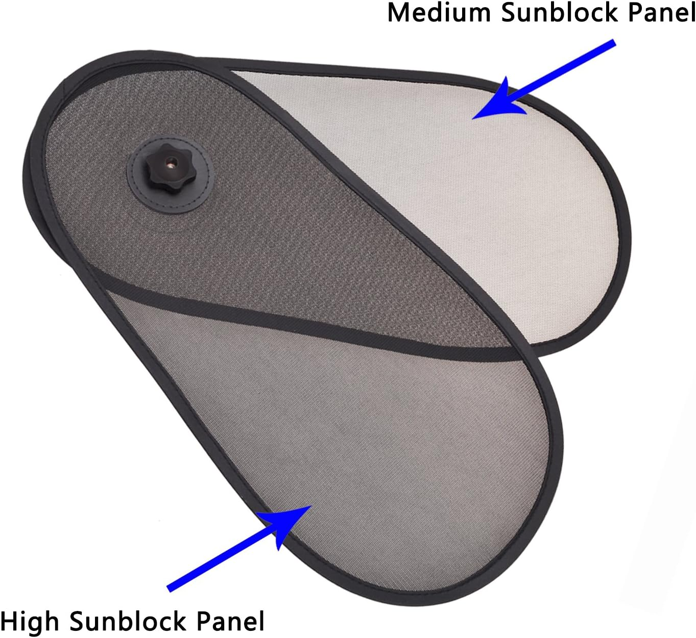 Car Window Sunshade WANPOOL Car Window Sun Shine Blocker, Reduce Glare from Side and Front Window image number 5