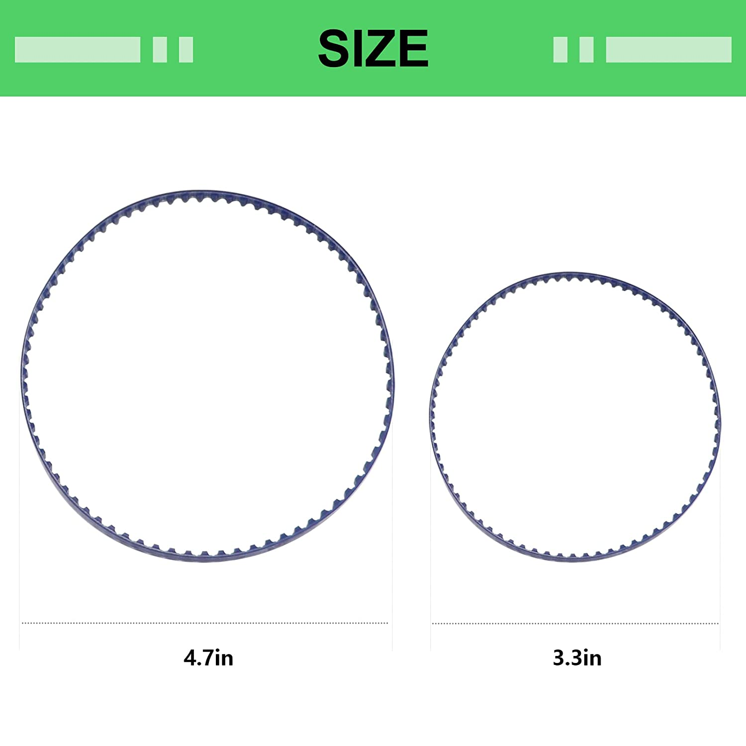 9-100-1017 Belt by Replacement Kit Small and Large Belt for Polaris 360 380 Polaris Pool Cleaner Parts Replacement Belt Kit image number 4