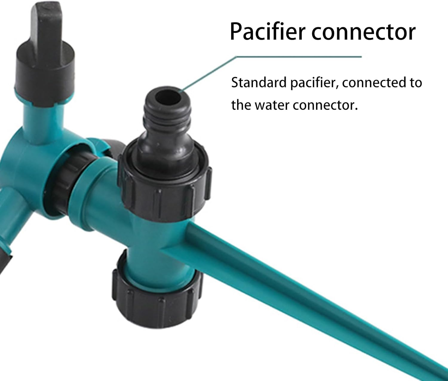 Vbvbip 360&deg; Rotating Adjustable Sprinkler - High-Pressure Watering System for Lawn, Garden & Yard Irrigation | Easy Install | Durable Design image number 1