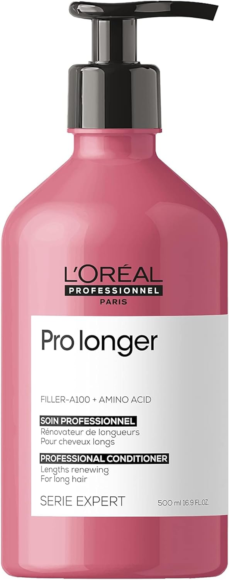 L'Or&eacute;al Professionnel | Strengthening Conditioner for Long and Thin Hair, with Filler A-100 & Amino Acids, Expert Series, Pro Longer Conditioner, 500 Ml image number 3