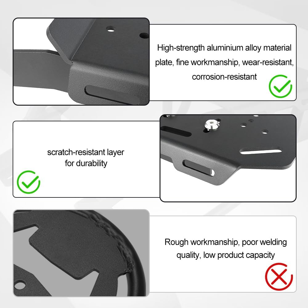 Xitomer Rear Cargo Rack Compatible with CB125F 2021-2025 Aluminum Luggage Rack image number 6