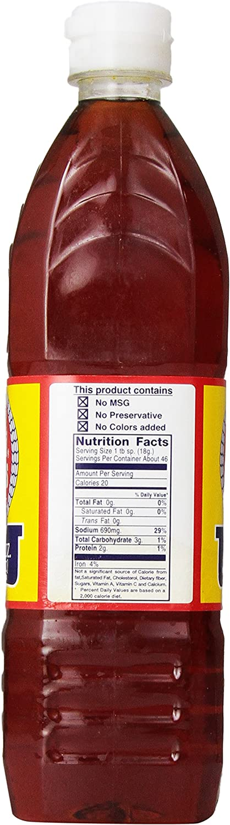 Tiparos PVC Fish Sauce, 700 Ml