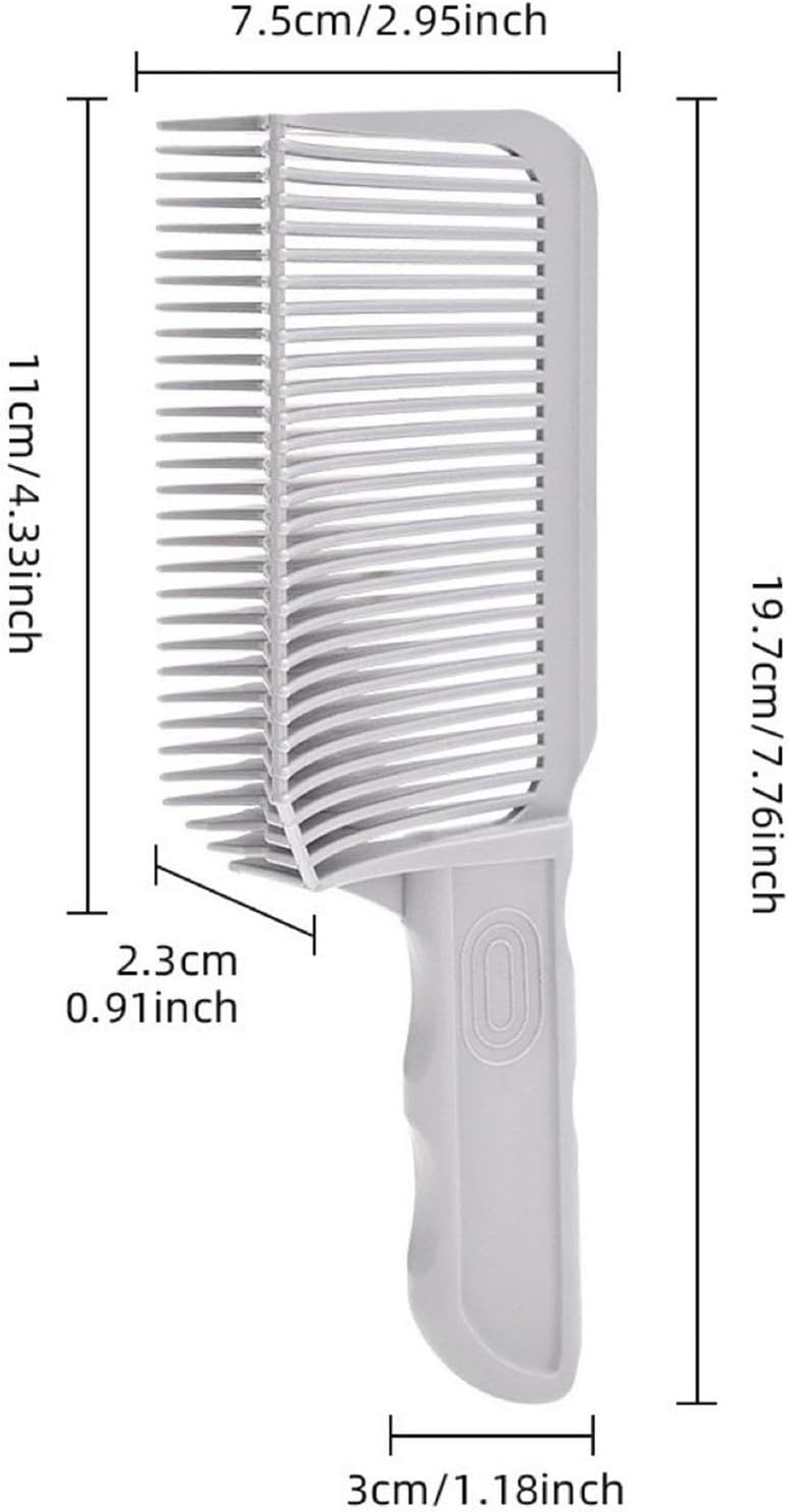 Professional Barber Comb, Home Barber Comb - Curved Shape Barber Combs Gradient Comb - Ergonomic Hair Combs Hair Blending Tool For