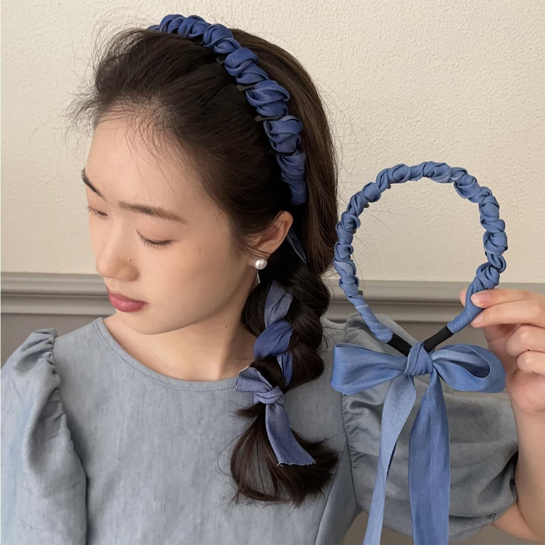 WERIGONI 2-Piece Set Women'S Headbands Teeth Combs Women'S Versatile Headband Tooth Comb Headbands Band image number 2