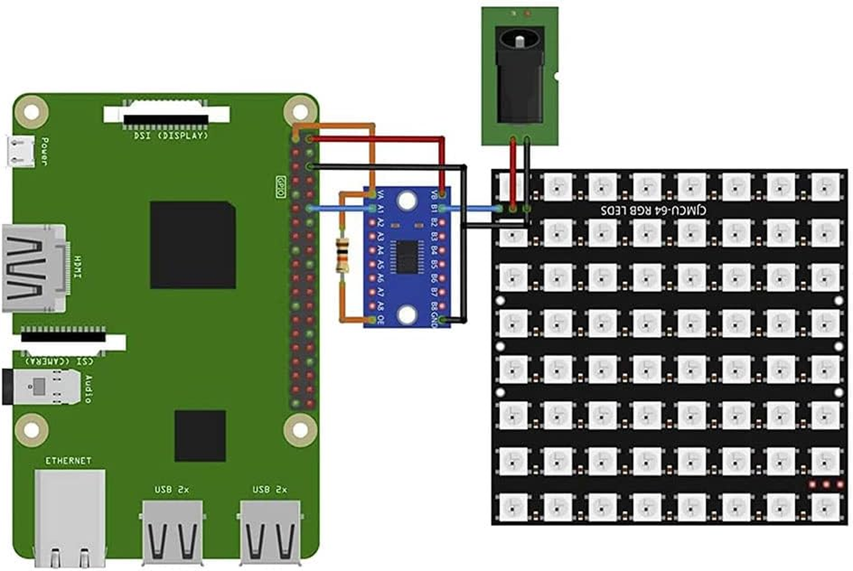 Mellisso 3 X U 64 LED Panel CJMCU-8X8 Module Compatible with for and For image number 3