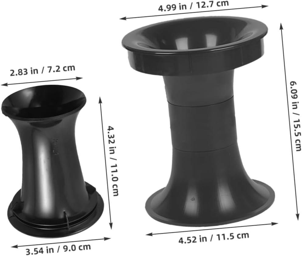 COHEALI 2Pcs Reflex Port for Speakers Woofer Box Port Tube Vent Low Distortion Stylish Small Waist Design image number 1